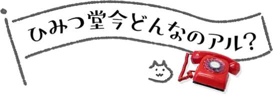 ひみつ堂今どんなのアル？